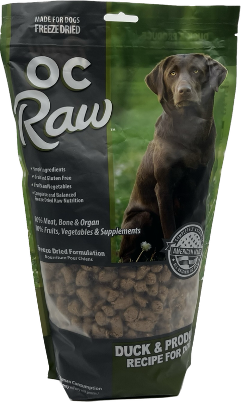 OC Raw Freeze Dried Meaty Rox Duck 20oz