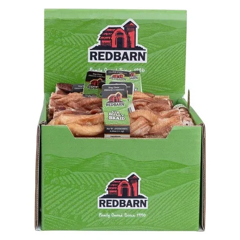 Red Barn Braided Bully Stick 12"