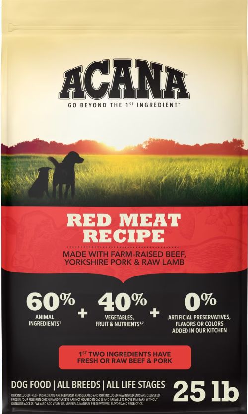 Acana Heritage Red Meat Formula 25lb