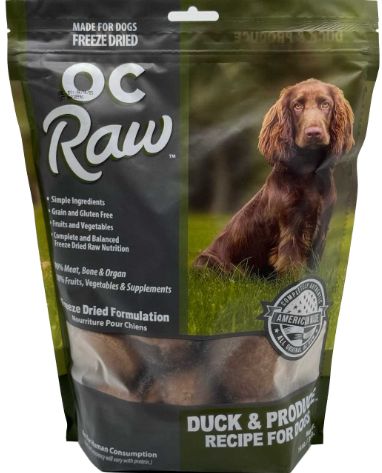 OC Raw Freeze Dried Sliders Duck 14oz
