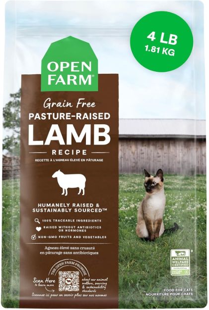 Open Farm Cat DRY Pasture Raised Lamb 4lb
