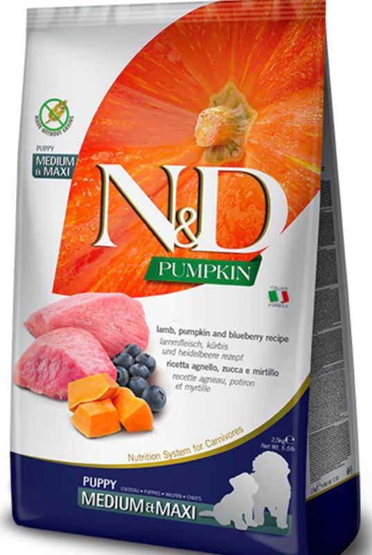 Farmina Pumpkin Lamb&amp;Blueberry Puppy Med/Maxi 5.5lb