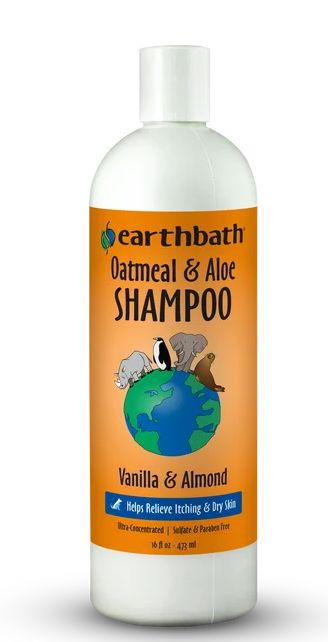 Earthbath Oatmeal &amp; Aloe  Vanilla &amp; Almond Shampoo 16oz
