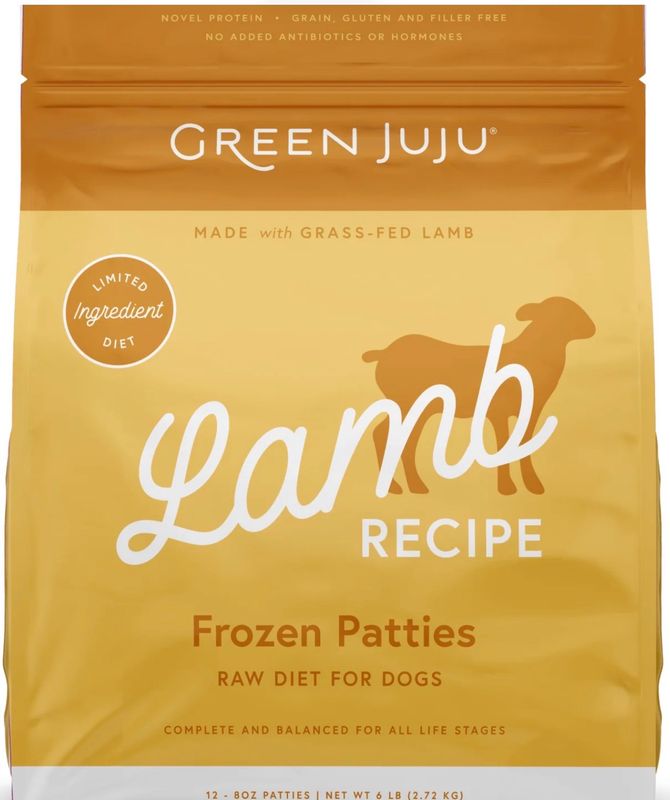 Green Juju Frozen Lamb Patties 6lb