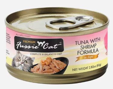 Fussie Cat Tuna &amp; Shrimp 2.8oz