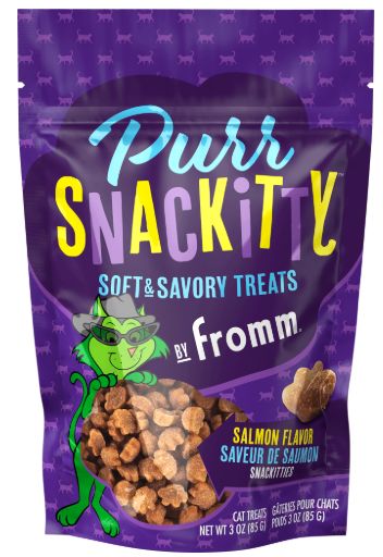 Fromm Purr Snackitty Soft Treats Salmon Recipe 3oz