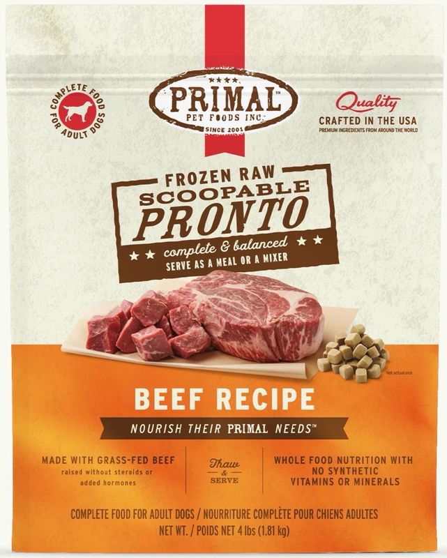 Primal Pronto Beef 4lb