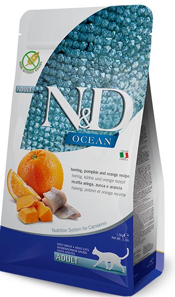 Farmina Cat Ocean Herring Pumpkin &amp; Orange 3.3lb