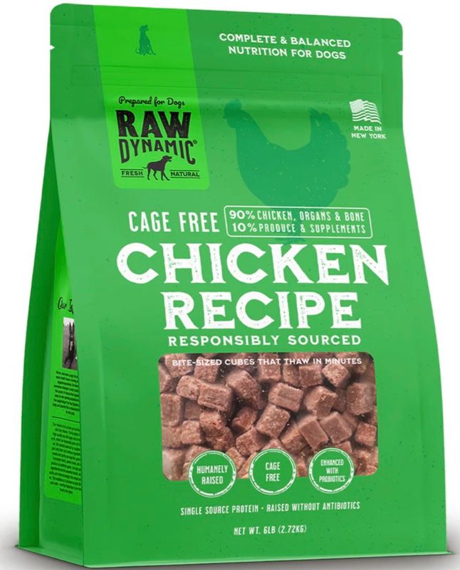 Raw Dynamic Frozen Chicken 3lb