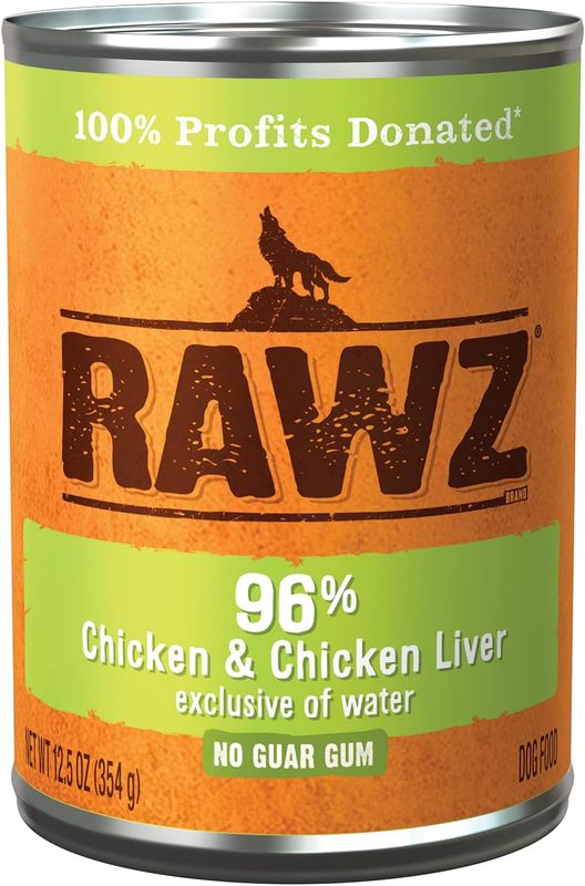 Rawz 96% Chicken &amp; Chicken Liver 12.5oz