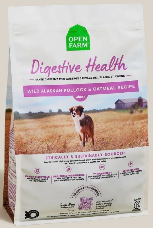 Open Farm Functional Kibble Digestive Health 4lb