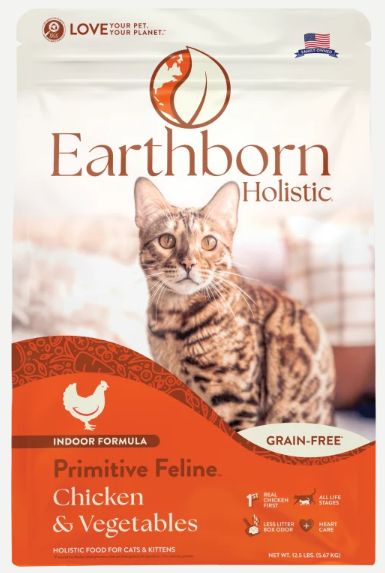Earthborn Primitive Feline Chicken &amp; Vegetables 4lb