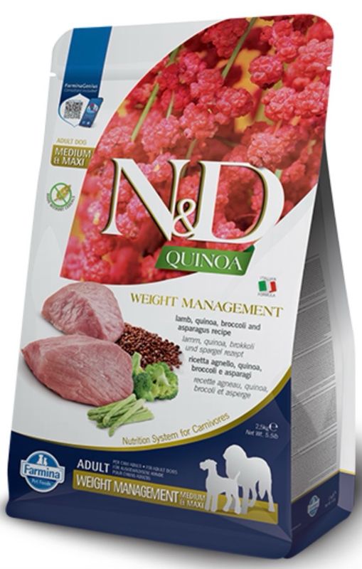 Farmina Quinoa Weight Management Adult Medium/Maxi 5.5lb
