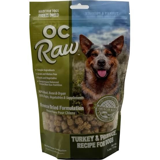 OC Raw Freeze Dried Meaty Rox Turkey 5.5oz