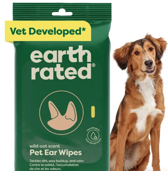 Earthrated Ear Wipes 60 Count