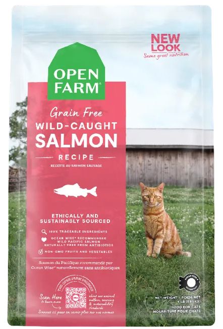 Open Farm Cat DRY Salmon 4lb