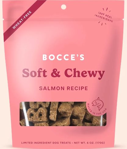 Bocce's Soft &amp; Chewy Salmon 6oz