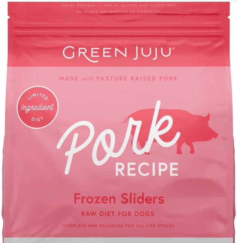 Green Juju Frozen Pork Patties 6lb