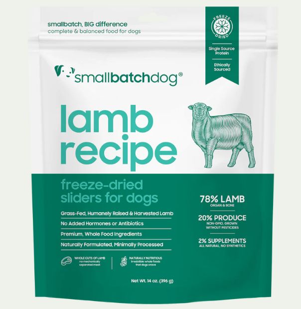 Smallbatch Dog Freeze Dried Lamb 14oz