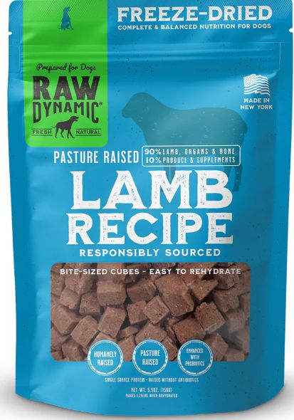 Raw Dynamic Freeze Dried Lamb 5.5oz