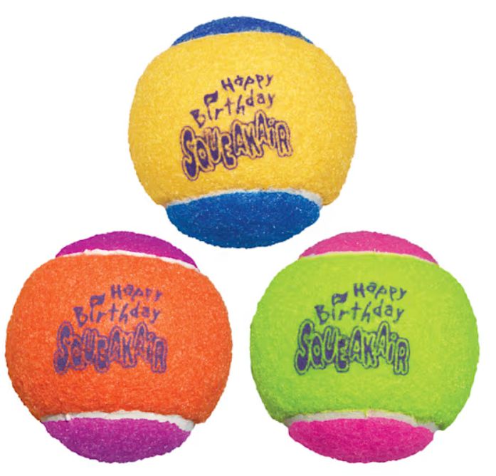 Birthday Tennis Balls Single