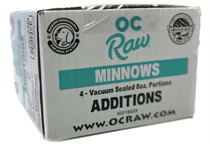 OC Raw Additions Minnows Single Pack 8oz