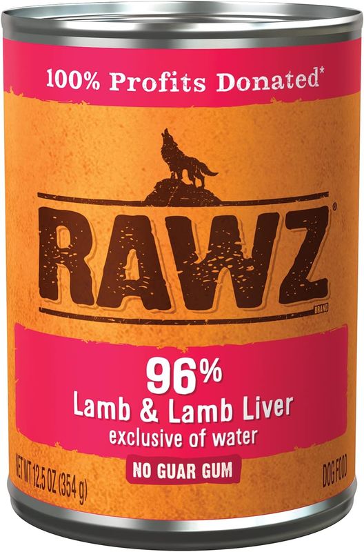 Rawz 96% Lamb &amp; Liver 12.5oz