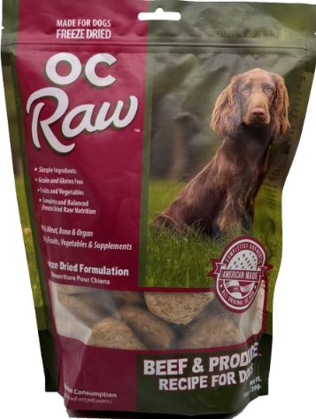 OC Raw Freeze Dried Sliders Beef 14oz