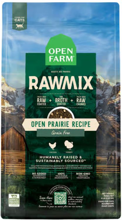 Open Farm Cat RawMix Open Prairie 2.25lb