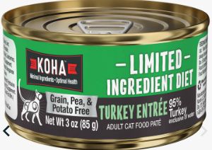 Koha Cat Limited Turkey Pate 3oz