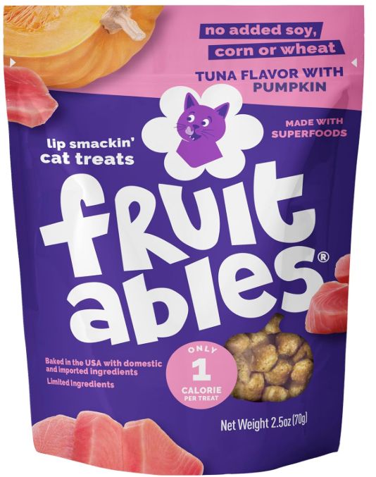 Fruitables Cat Crunchy Tuna &amp; Pumpkin 2.5oz