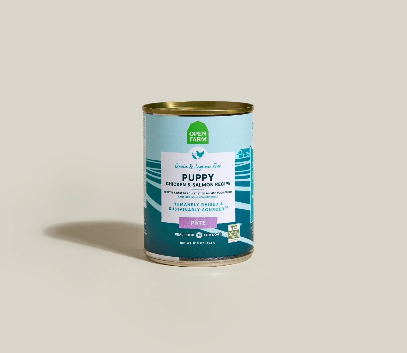 Open Farm Pate Puppy Chicken &amp; Salmon 12.5oz