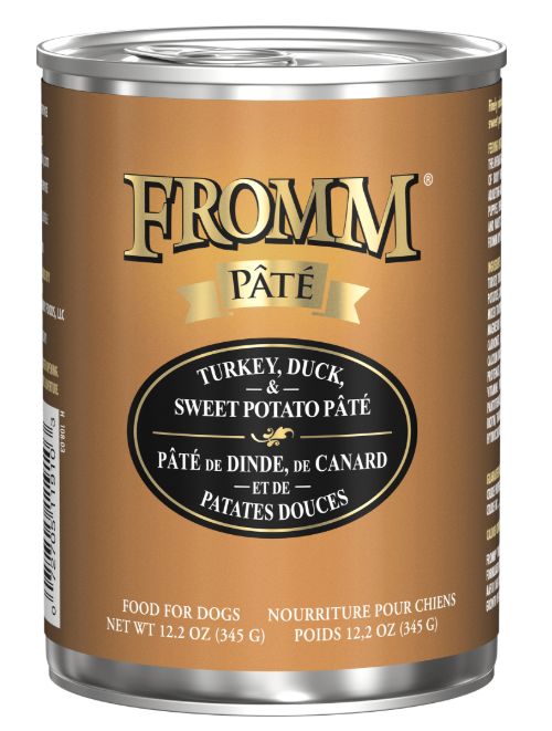 Fromm Pate Turkey, Duck &amp; Sweet Potato 12.2oz