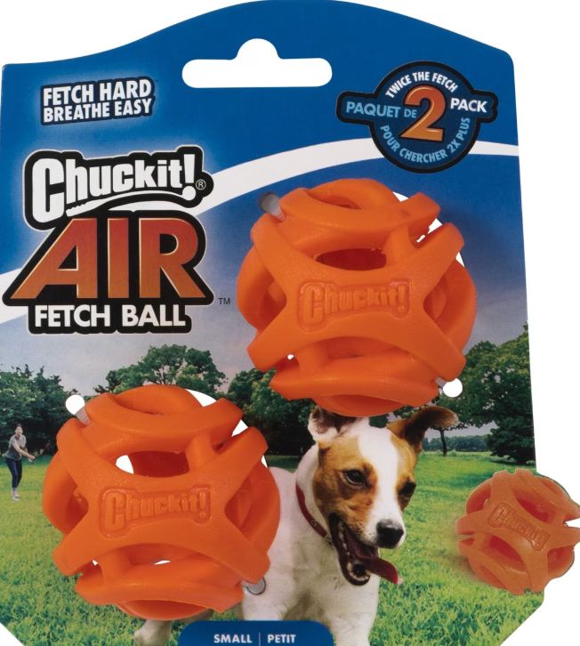 Chuckit! Breathe Right  Fetch Ball Small 2 Pack
