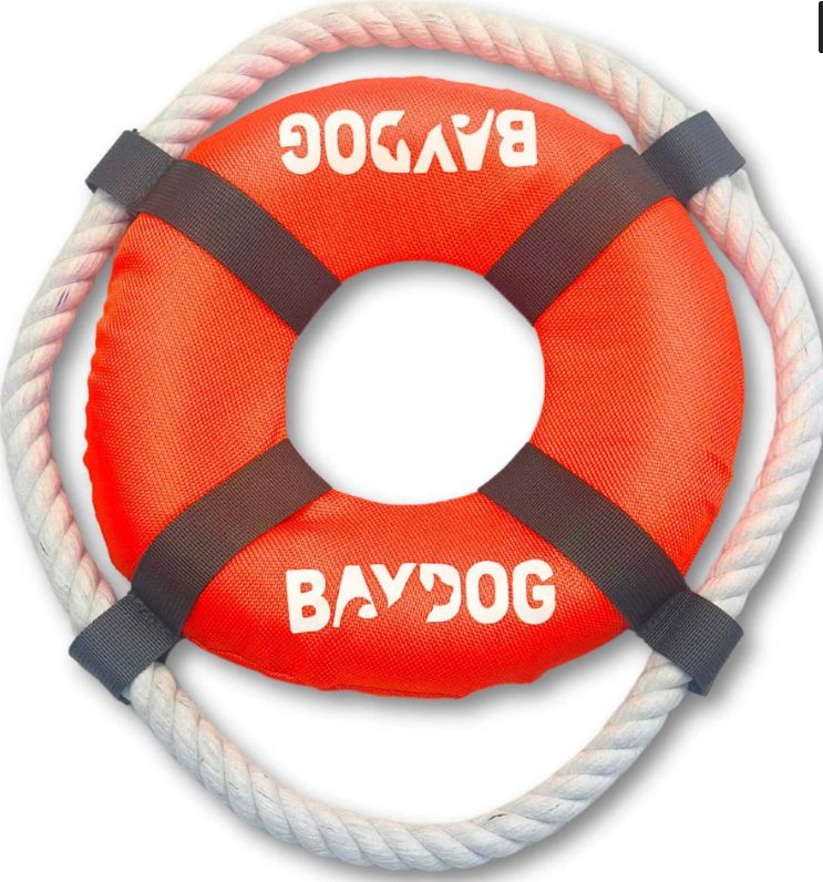 Baydog Fetch Ring Blaze Orange