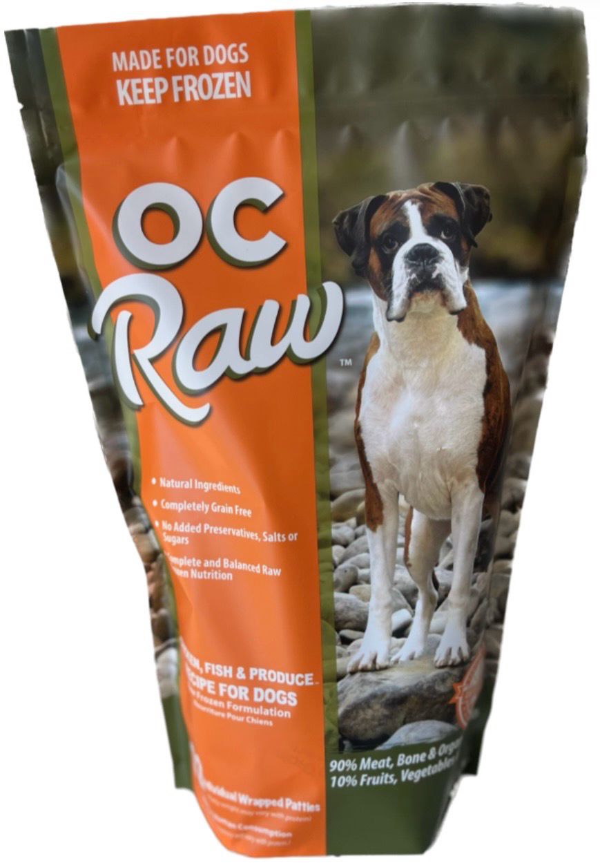 OC Raw Frozen Patties Chicken &amp; Fish 6lb