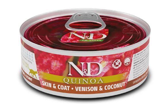 Farmina Cat Quinoa Venison Skin &amp; Coat 2.8oz
