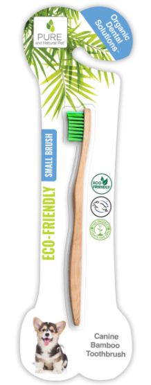Pure &amp; Natural Pet Organic Bamboo Brush Small