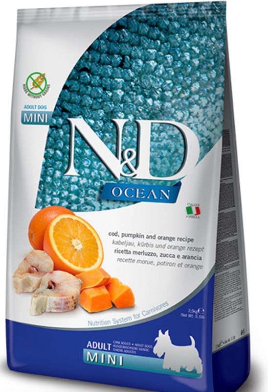 Farmina Ocean Cod&amp;Orange Adult Mini 5.5lb