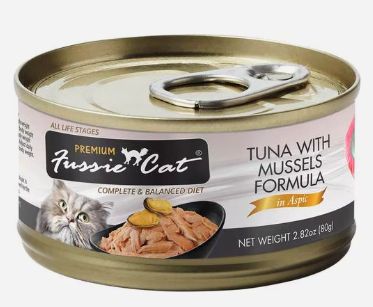 Fussie Cat Tuna &amp; Mussels 5.5oz