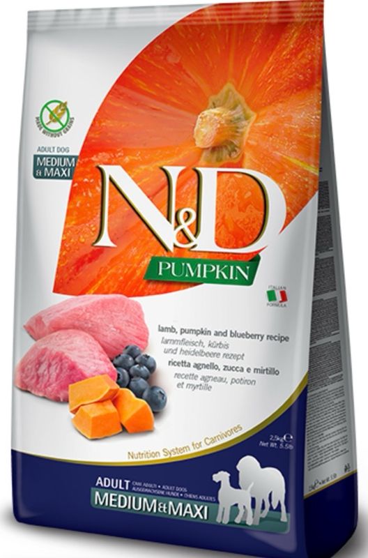 Farmina Pumpkin Lamb&amp;Blueberry Adult Med/Maxi 5.5lb
