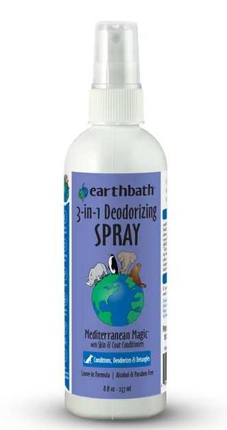Earthbath Deodorizing Spritz Mediterranean Magic 8oz