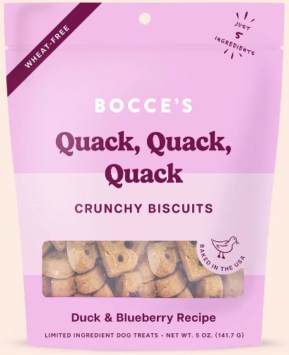Bocce's Crunchy Biscuits Quack 5oz