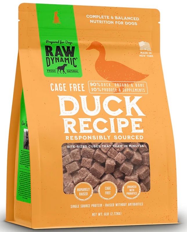 Raw Dynamic Frozen Duck 3lb