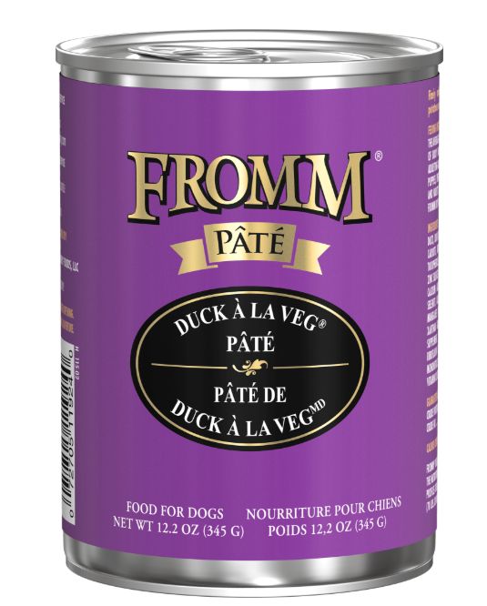 Fromm Pate Duck A La Veg 12.2oz