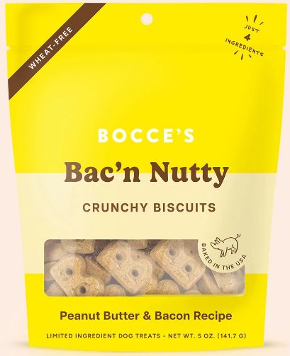 Bocce's Crunchy Biscuits Bac'n Nutty 5oz