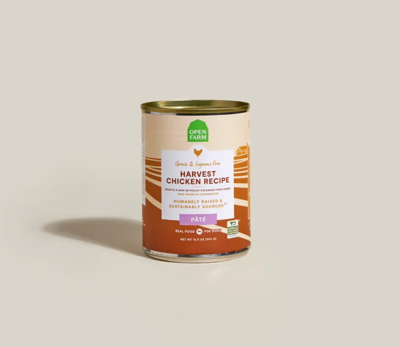 Open Farm Pate Harvest Chicken 12.5oz