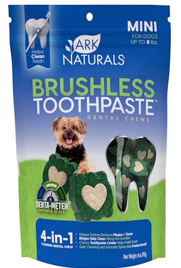 Ark Naturals Brushless Toothpaste Dental Chew Mini
