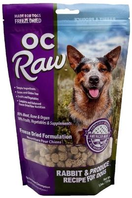 OC Raw Freeze Dried Meaty Rox Rabbit 5.5oz