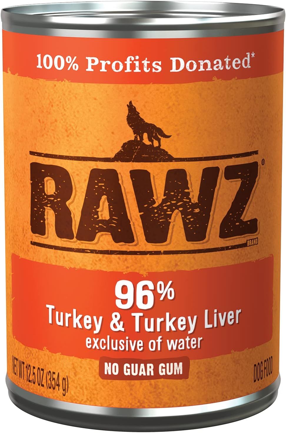 Rawz 96% Turkey &amp; Liver 12.5oz